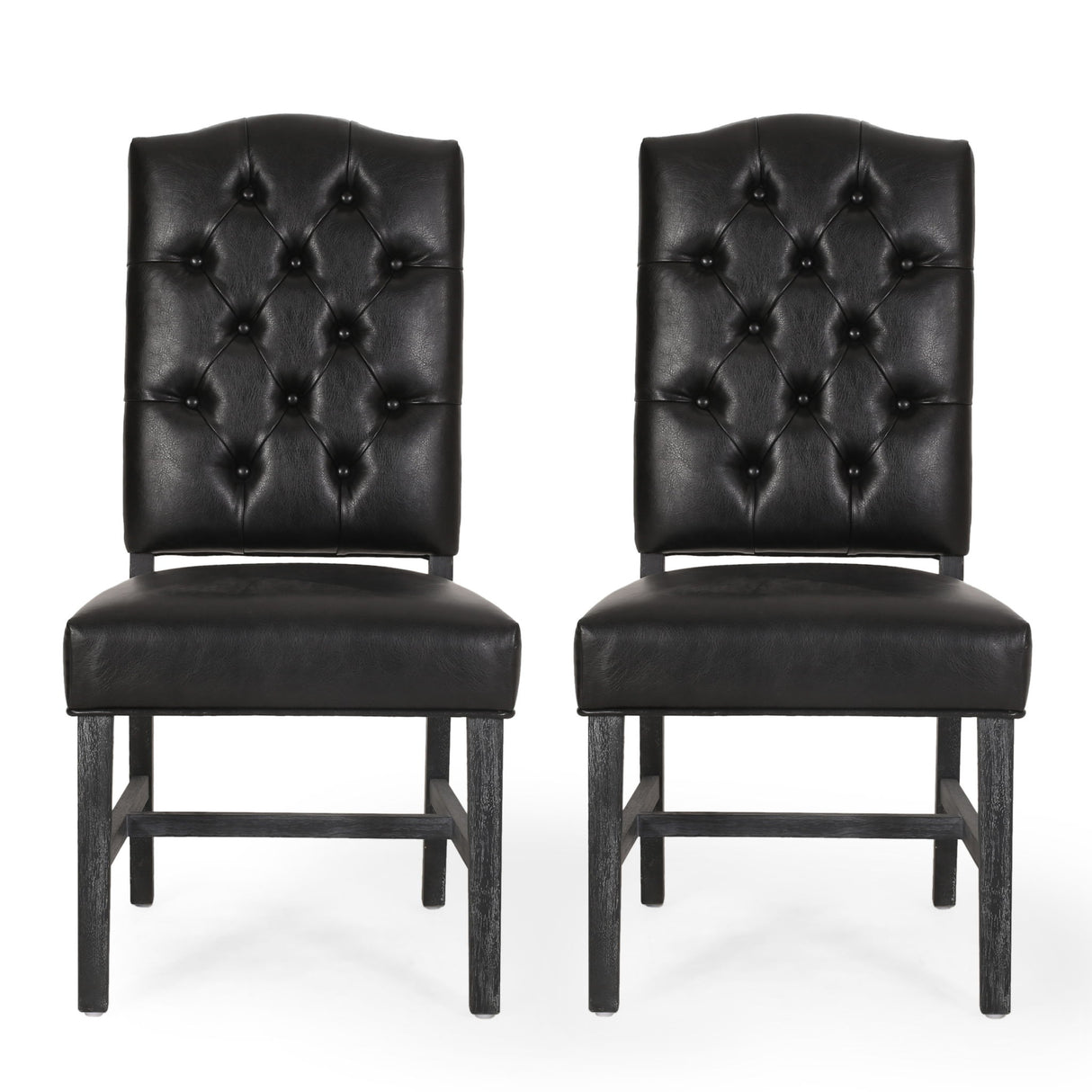 Elegant Dining Chair With Button Tufted Design