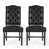 Elegant Dining Chair With Button Tufted Design