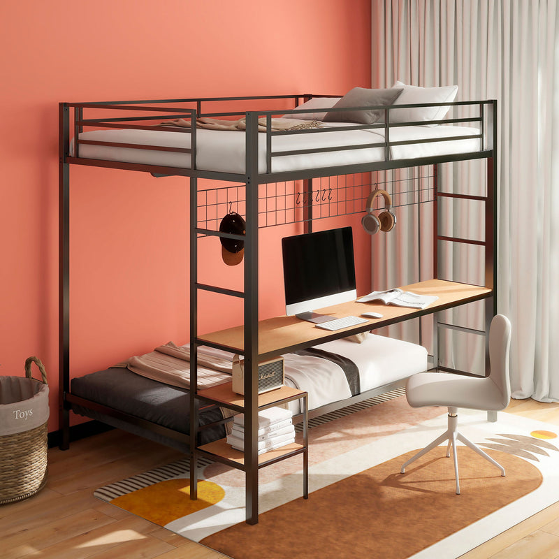 Barham - Workstation Bunk Bed With Integrated Desk