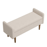 Teddy Velvet Storage Stool With Storage Space For Apartments