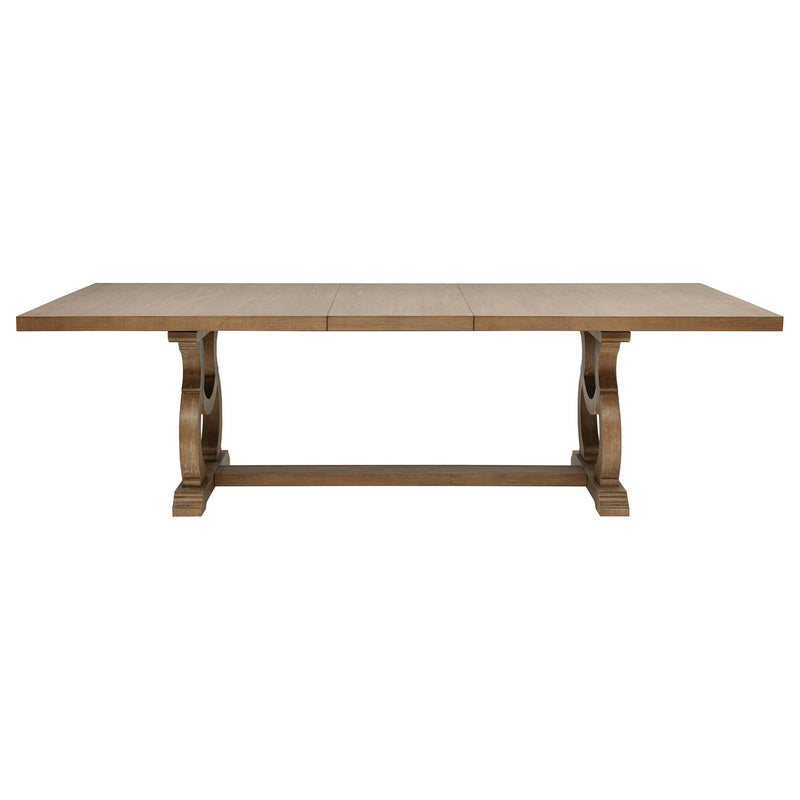 Fremont - Trestle Rectangular Dining Table With Removable Leaf