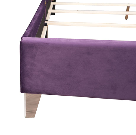 Full Bed Charming Transitional - Purple