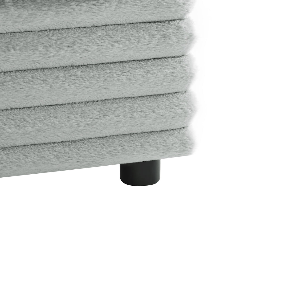 Jenny - Square Ottoman - Gray