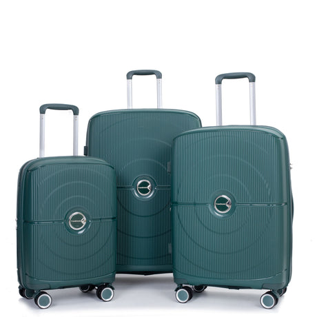 Expandable Hardshell Suitcase Double Spinner Wheels Luggage Sets