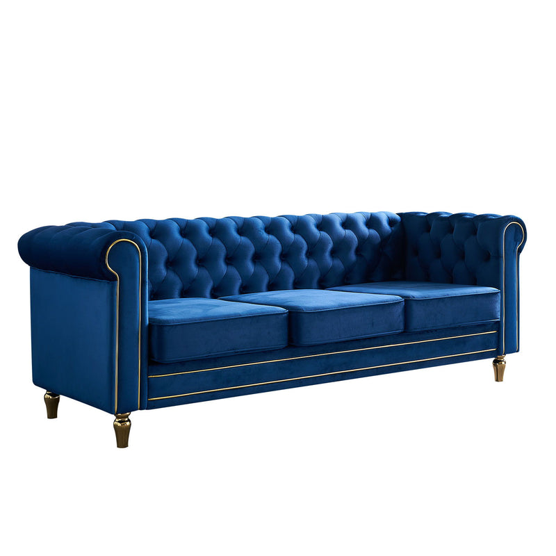 Chesterfield - Sofa 84.65" For Living Room