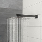 Luxury Rain Fixed Shower Head 12" Square Oil Rubbed Bronze Stainless Steel - Oil-Rubbed Bronze