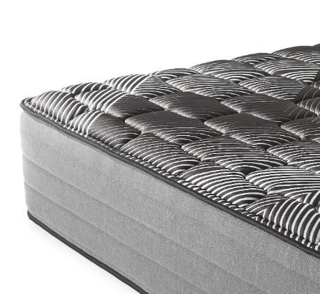 Pure Ice - 14" King Lux Firm Quilted Mattress - Black