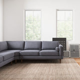 Amber - Velvet Corner Sectional Sofa