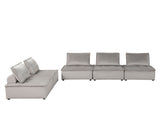 Anna - Soft Velvet Modular Sofa