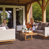Wood Plastic Composite Deck Tiles, Sustainable Composite Decking Resist Rust, Water, Weather, Easy To Diy & Maintain