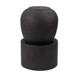 Heavy Outdoor Cement Fountain Antique, Cute Unique Urn Design Water Feature For Home Garden