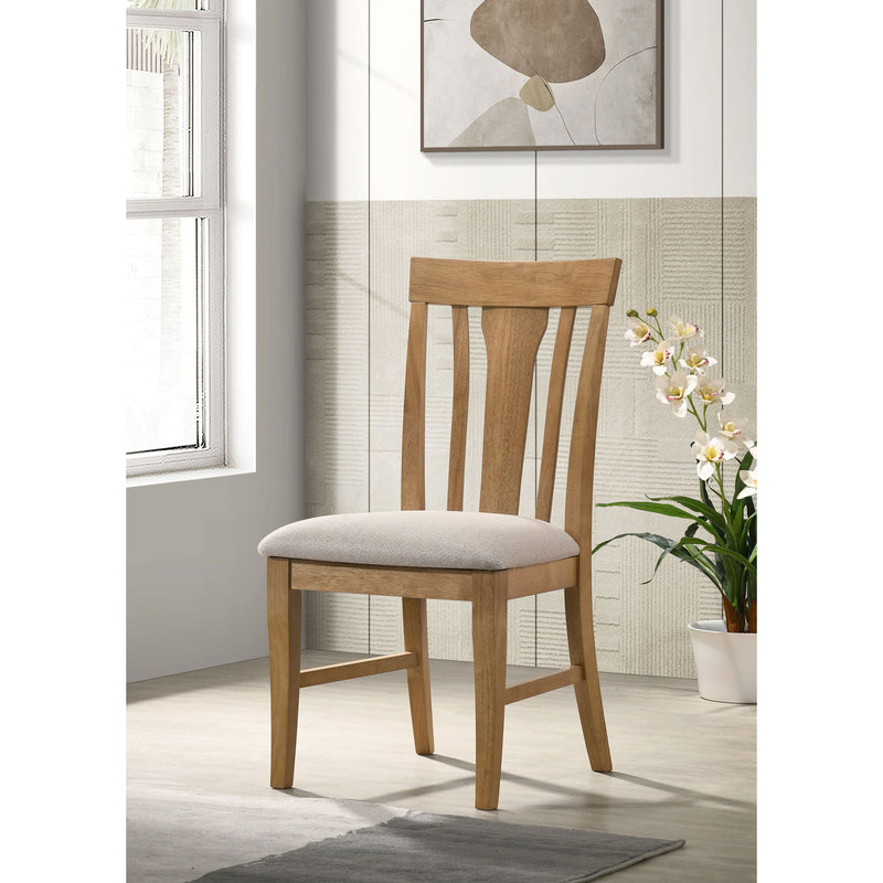 Auburn - Dining Side Chair (Set of 2) - Natural / Light Brown