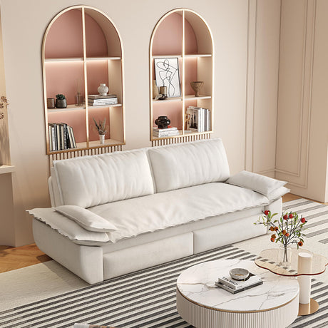 Pull Out Sleeper Sofa Bed, 3 In 1 Multi Functional