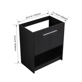 Modern Freestanding Bathroom Vanity With 2 Doors