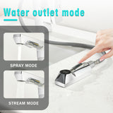 Modern Smart LED Bathroom Faucet With Temperature Digital Display And Pull Down Sprayer