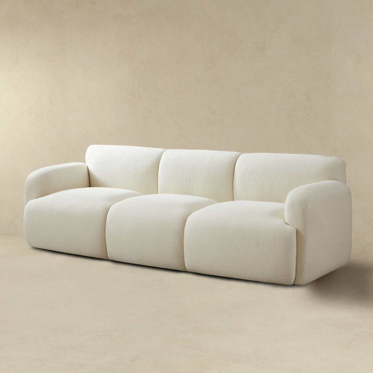 Simone - Sofa - Cream / White