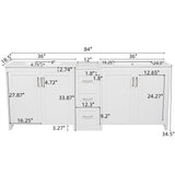 Double Sink Bathroom Vanity With Quartz Countertop