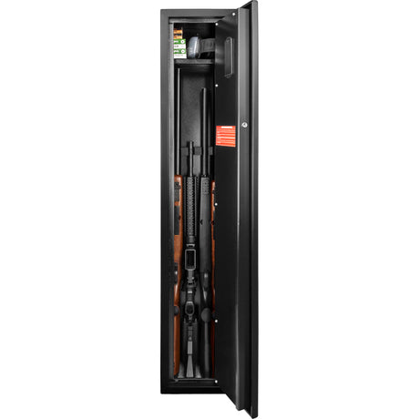 1 83 Cu Ft Biometric Rifle Safe - Black
