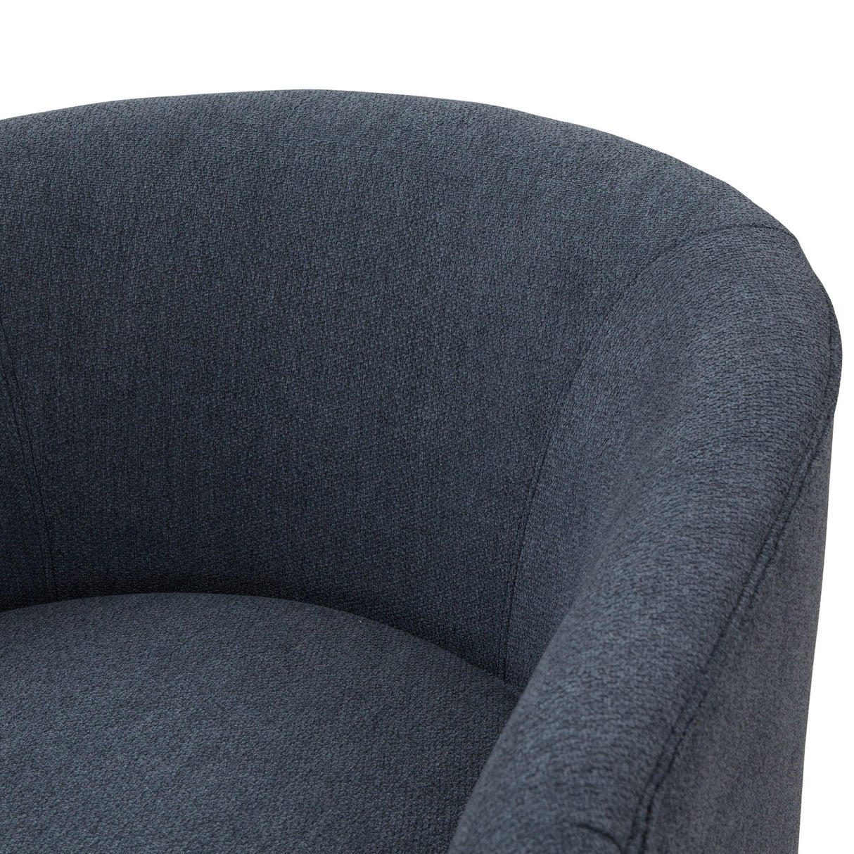 Miramar - Swivel Barrel Chair With Wooden Base