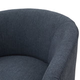 Miramar - Swivel Barrel Chair With Wooden Base