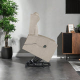 Power Lift Recliner Chair, Adjustable Modern Lift Chair, Lift Recliner Sofa For Back, Lumbar, Legs Support, Classic Power Recliner Chair With Remote Control, Side Pocket - Light Gray