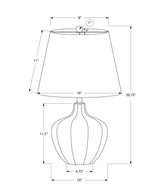 Resin Transitional Lighting, Table Lamp - Cream