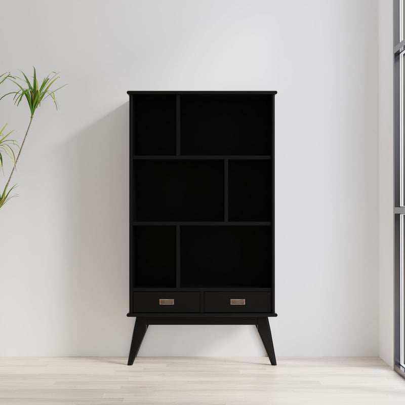 Draper - Mid Century Wide Bookcase And Storage Unit