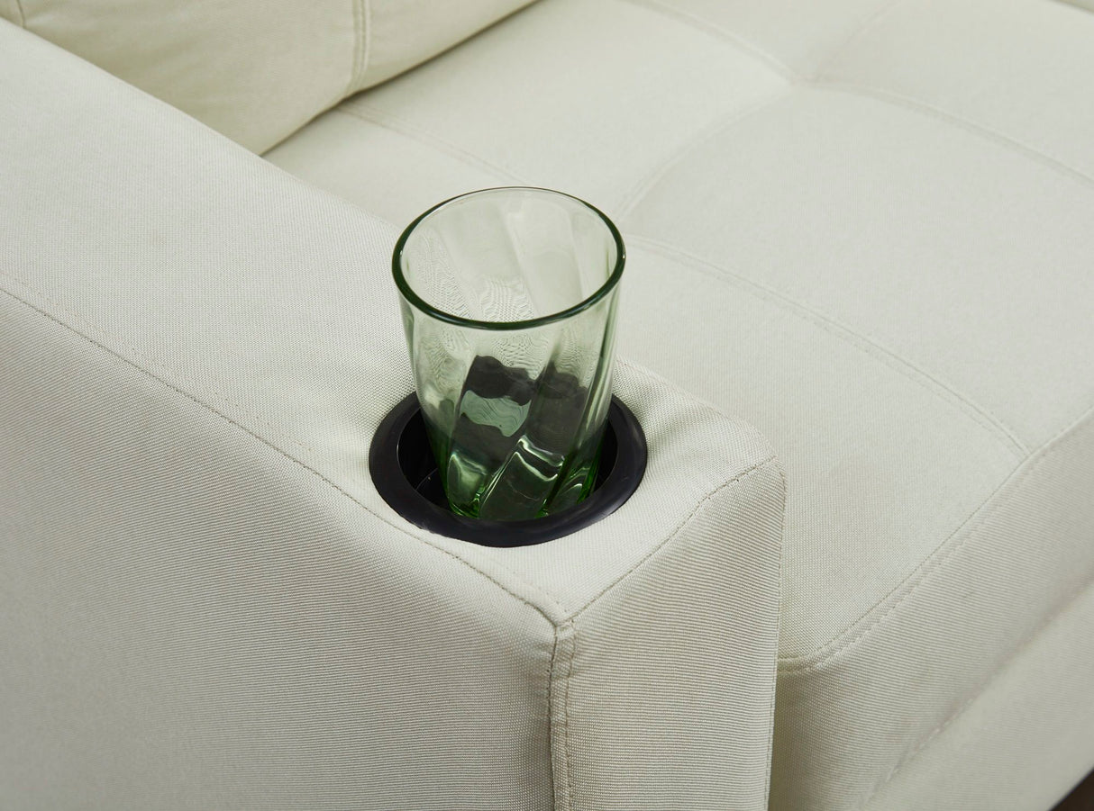 2 Piece Upholstered Cozy Comfortable Sectional