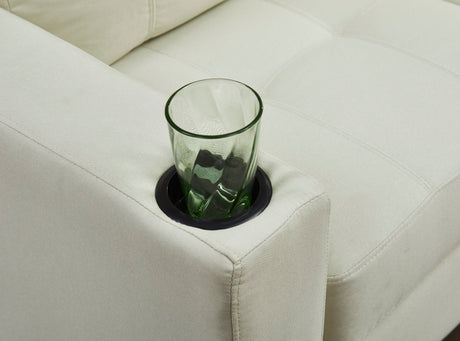 2 Piece Upholstered Cozy Comfortable Sectional