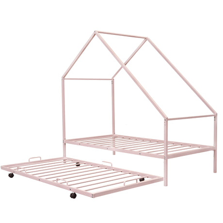 House Bed With Trundle