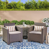 Outdoor Wicker Club Chair With Water Resistance