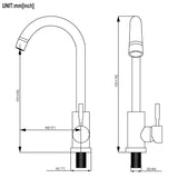Modern Kitchen Sink Faucet With Single Handle