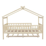 Creativity House Bed With Twin Size Trundle
