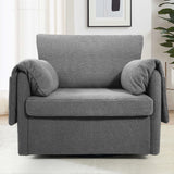 Oversized Swivel Armchair Modern Chair & Single Sofa Lounge, Comfortable Seating For Living Room