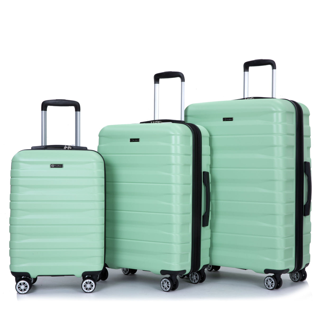 3 Piece Luggage Sets Lightweight & Durable Expandable Suitcase With Two Hooks