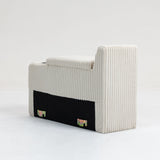 Modular Sofa Coffee Table With Storage Function, Cupholders, USB Ports