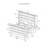 Isaiah - Bed With TV Lift-LED Speakers And Fireplace