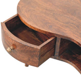 Wave Coffee Table With 1 Drawer