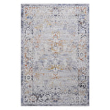 Payas - 6' X 9' Traditional Area Rug - Ivory / Gray