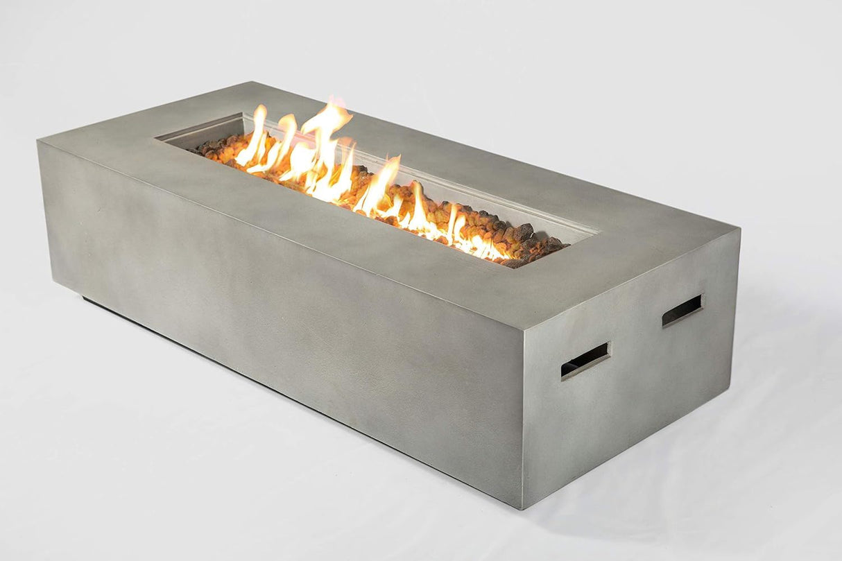 Propane / Natural Gas Fire Pit Table - Natural / Gray