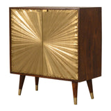 Manila - Cabinet - Gold / Brown