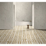 Elegant Waterjet Polished Marble Tile For Floor And Wall