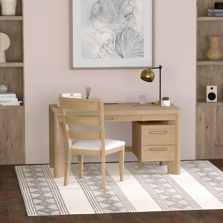 Desk With Contemporary Style - Tan