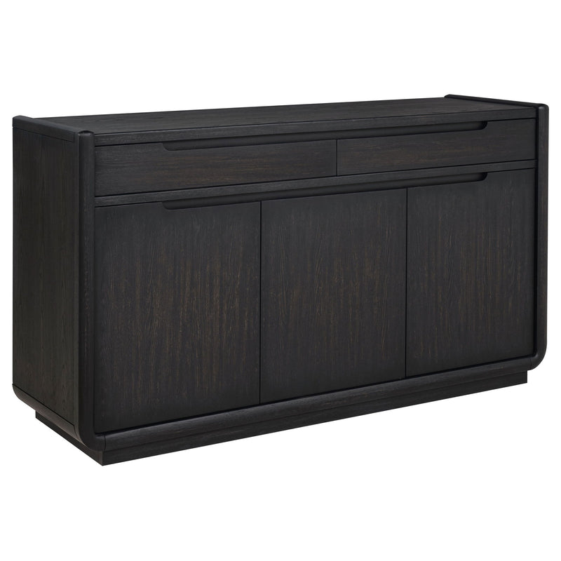 Bangor - 2 Drawer Dining Sideboard Server - Black