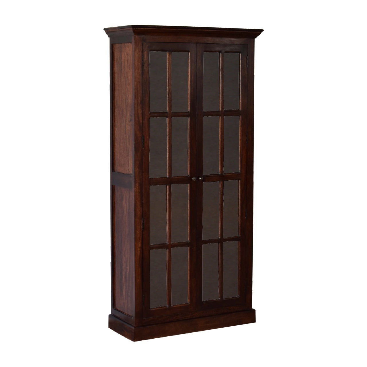 Tall Cherry Glazed Cabinet