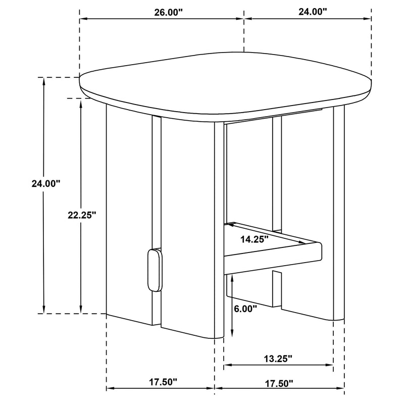Kimpton - Table With Shelf