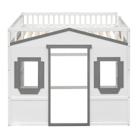 Elegant House Loft Bed With Ladder