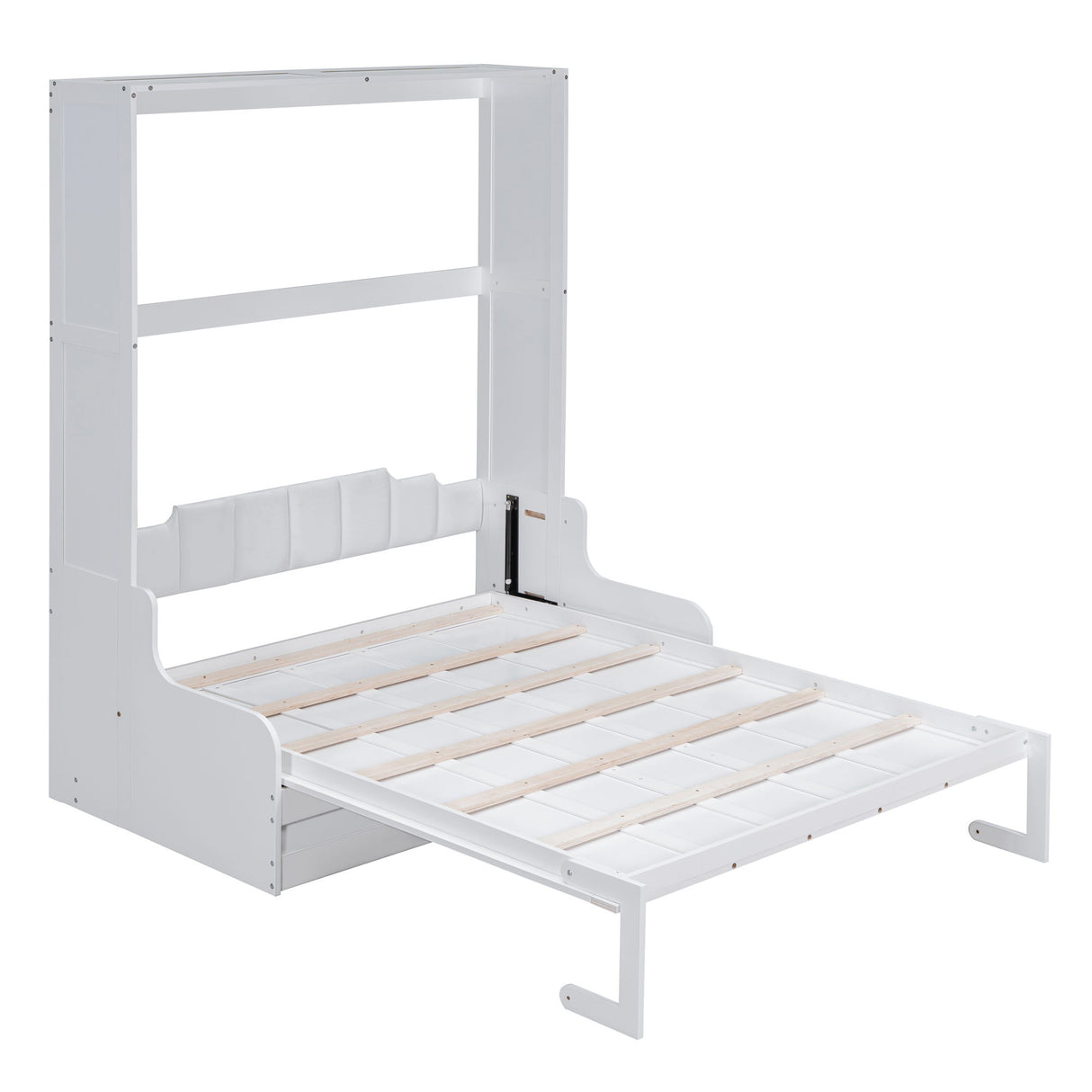 Murphy Wall Bed With Cushion, Space Saving Design, And Construction