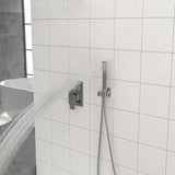 Dual Shower Head 10" Wall Mounted Square Shower System