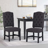 Elegant Dining Chair With Button Tufted Design